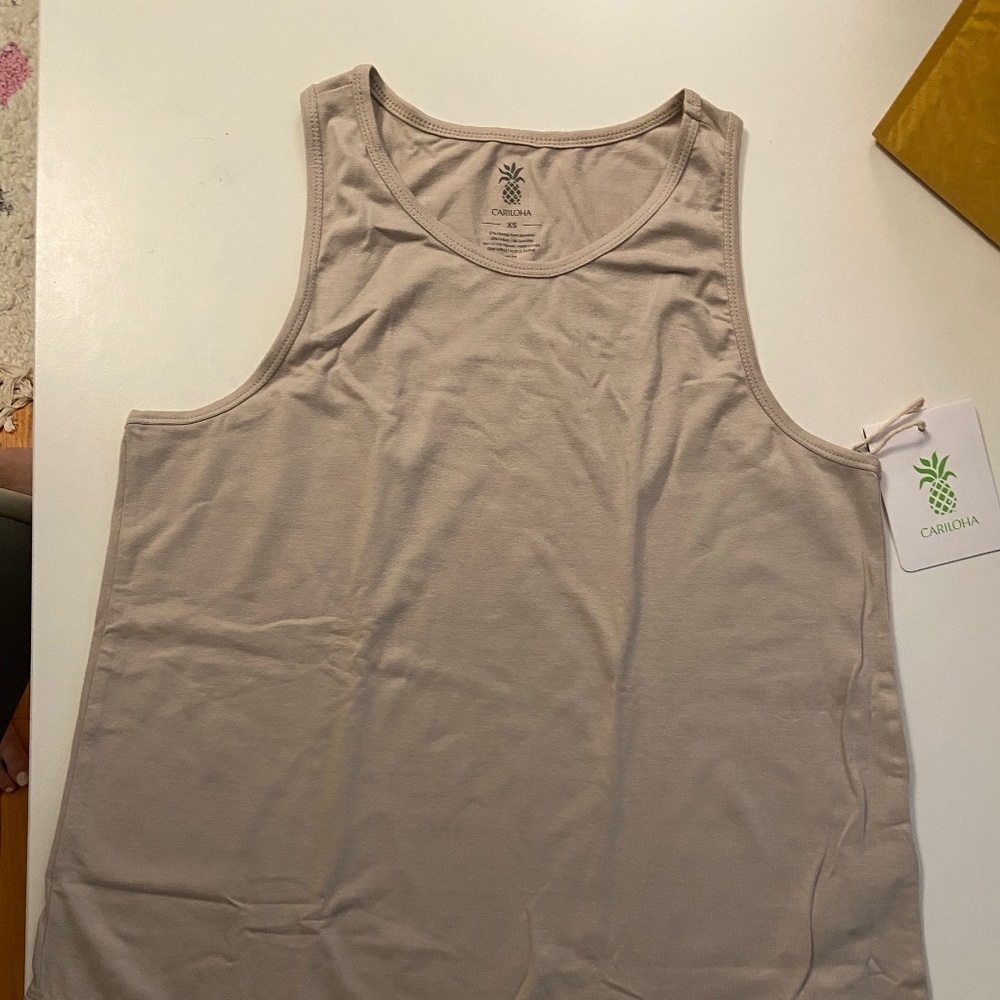 Cariloha active beige tank